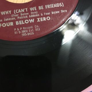 four below zero - tell me why/tell me why (can ' t we be friends) northern soul 45rpm 4