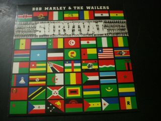 Bob Marley And & The Wailers Survival Lp Record