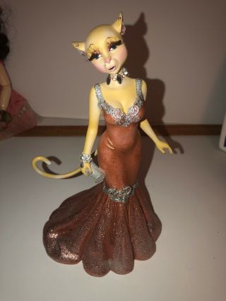Alley Cats Margaret Le Van Red Carpet Daisy Doll Figurine Cat Naughty Sexy