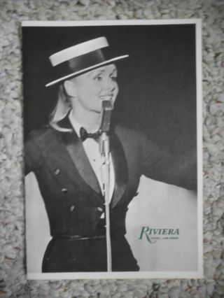 Debbie Reynolds Riviera Hotel Las Vegas Program