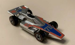 1974 Hot Wheels Redline Diecast Formula 5000 Chrome Indy Car