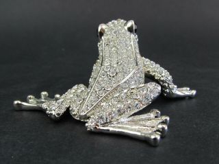 Stunning Jewelled Trinket Box - Crystal Frog