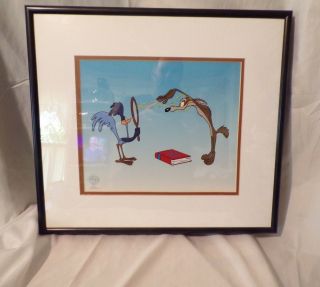 Looney Tunes Wile E Coyote Roadrunner 1995 Sericel Acme Hypnotist Steve Felton 2
