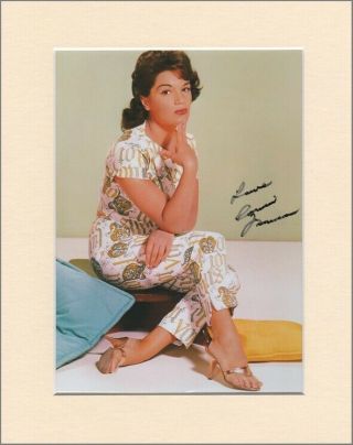 Connie Francis Whos Sorry Now Signed Mounted 10x8 Autograph Photo