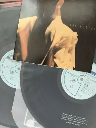 Leslie Cheung 張國榮 Final Encounter Of The Legend Korea Vinyl LP 1990 With Insert 4