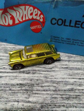 Vintage Hot Wheels Redline Classic Nomad In Yellow.