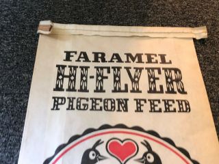 Antique - Rare Faramel Paper Pigeon Feed Bag - Reading,  Pa.  - Dutch Hex Sign - 1900 ' s 4