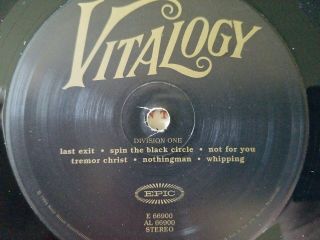 Vitalogy [LP] by Pearl Jam (Vinyl,  Dec - 1994,  Epic USA) 6