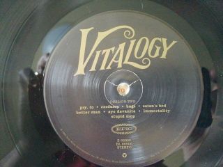 Vitalogy [LP] by Pearl Jam (Vinyl,  Dec - 1994,  Epic USA) 8