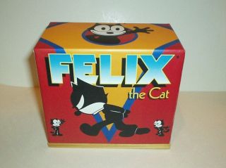 Limited Edition Fossil Felix the Cat Pocket Watch w/Ceramic Figurine NRFB 8