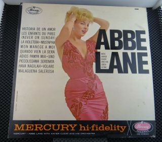 Abbe Lane With Xavier Cugat And His Orchestra (mercury ‎– Mg 20643)