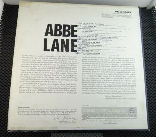 Abbe Lane With Xavier Cugat And His Orchestra (Mercury ‎– MG 20643) 2