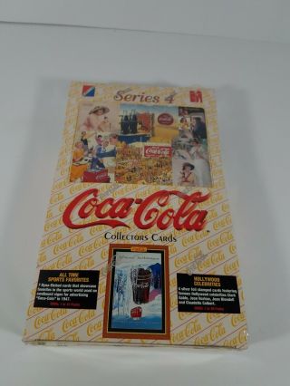 Coca Cola Factory Box Collector Cards Series 4 Collect A Card 1995 Coke