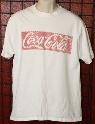 Coca - Cola Bottle Logo T - Shirt Size Large