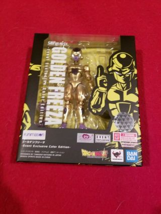 2019 Sdcc Tamashii Nations S.  H.  Figuarts Dragon Ball Golden Frieza In Hand