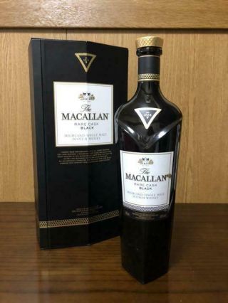 Macallan 1824 Rare Cask Black Highland Single Malt Scotch Whisky Pentagon Bottle