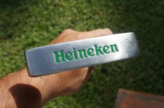 Vintage Advertising Heineken Beer Golf Putter