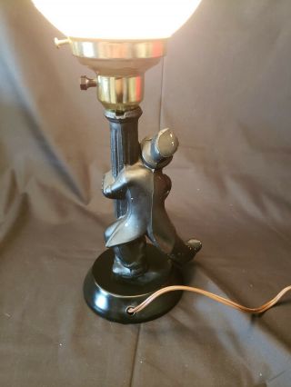 Vintage Bar Lamp Light Drunk Man Charlie Chaplin Street Post 4