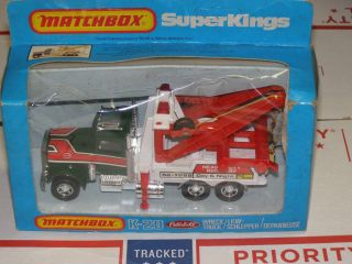 Matchbox Kings K - 20 Peterbilt Wreck Truck Die Cast Box