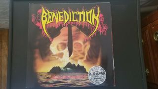 Benediction - Subconscious Terror Red Splatter Vinyl Rare Lp