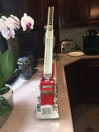 Vintage 1980’s Tonka Hook And Ladder Fire Truck.  33” Long.  Engine No 1 3
