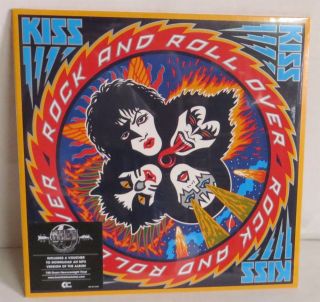 Kiss Rock And Roll Over German Logo 2014 Reissue Lp Vinyl Record