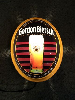 Gordon Biersch Beer Light Sign Blonde Bock