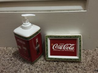 Coca - Cola,  Coca - Cola Vintage Look Coke Soap Dish And Lotion Dispenser