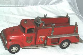 Vintage Tonka No 5 Firetruck Red Fire Truck