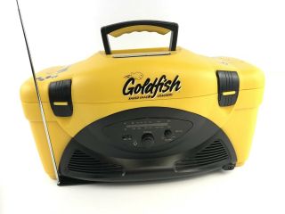 Goldfish Baked Snack Cracker Cooler W/ Built In Am/fm Radio