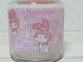 RARE 2011 Sanrio Japan My Melody Glass Bottle Jar Pot Canister 2