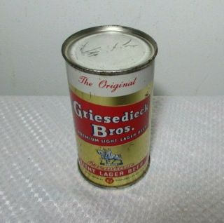 1949 Griesedieck Bros.  Light Beer 12 Oz.  Flat Top Beer Can From St.  Louis Mo.