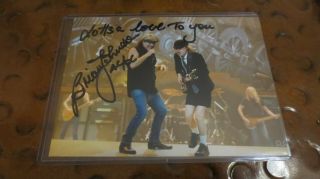 Brian Johnson Singer Ac/dc Signed Autographed Photo Back In Black