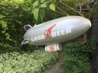 Rainer Inflatable Airship Blimp Good Beer Year Advertisement Sign Bar Man Cave