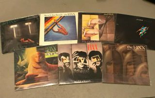 7 Vinyl Lps By The Fixx (" Friction ",  " Reach.  ",  " Phantoms ",  4) (oop)