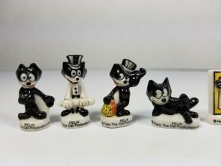 Rare 10 Felix The Cat Miniatures,  Felix/bebe/kitty Kat/poindexter/inky & Winky