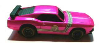 Vintage 1969 Hot Wheels Redline Sizzler Boss 302 Mustang - Nuclear Hot Pink