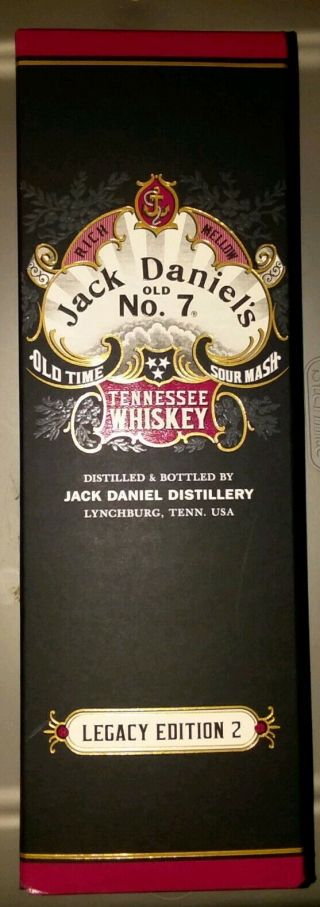 Jack Daniels Legacy Edition 2 Limited Edition Collector Set 1l