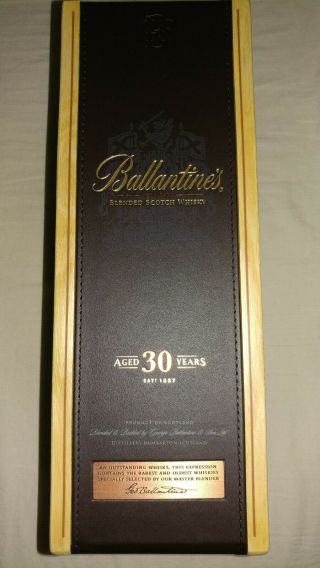 Ballantine ' s 30 Year Old Blended Scotch Whisky - Empty Bottle - 2