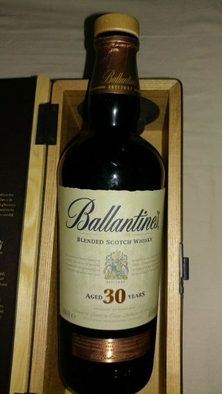 Ballantine ' s 30 Year Old Blended Scotch Whisky - Empty Bottle - 3