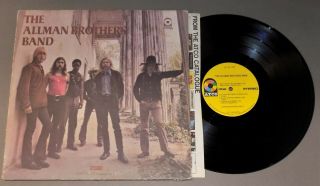 Southern Rock Lp Allman Brothers Band S/t Debut G/f 1st Press Atco Sd 33 - 308 Vg,
