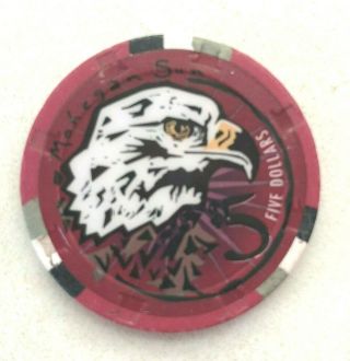 $5 Mohegan Sun Casino Chip [one Of The Chips]