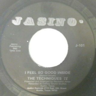 Rare Soul Funk 45 - The Techniques Iv - Project Song / I Feel So Good Inside