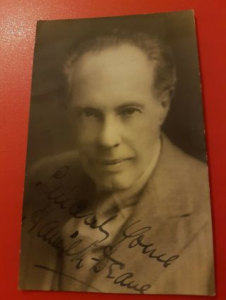 Hamilton Deane Signed Photograph.  Dracula
