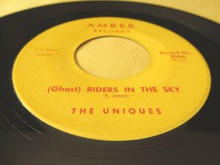 Dick Jensen & The Uniques - Ghost Riders In The Sky Hawaii Hawaiian 45 Rpm