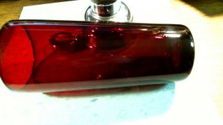 Ruby Red Glass Cocktail Shaker Art Deco? Near Perfect Stunning