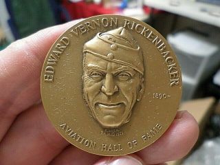 1971 Eddie Edward Vernon Rickenbacker Medal Commemorative,  Air Force Wwi Wwii