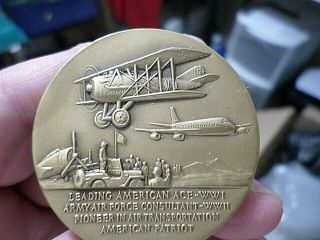1971 Eddie Edward Vernon Rickenbacker Medal Commemorative,  Air Force WWI WWII 5
