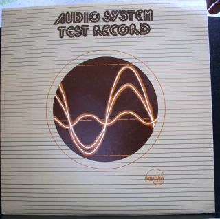 Vinyl Record Album Audio System Test Record Nautilus Instructions Nm