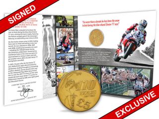Limited Edition 2017 Signed John Mcguinness Tt £5 Pound Gift Pack (ah45)